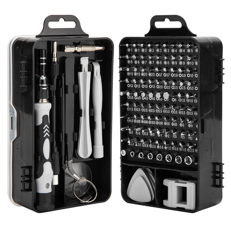 115-in-one cross-border watch, computer and mobile phone disassembly and repair, hardware tools, screwdriver set manufacturer batch Item Picture
