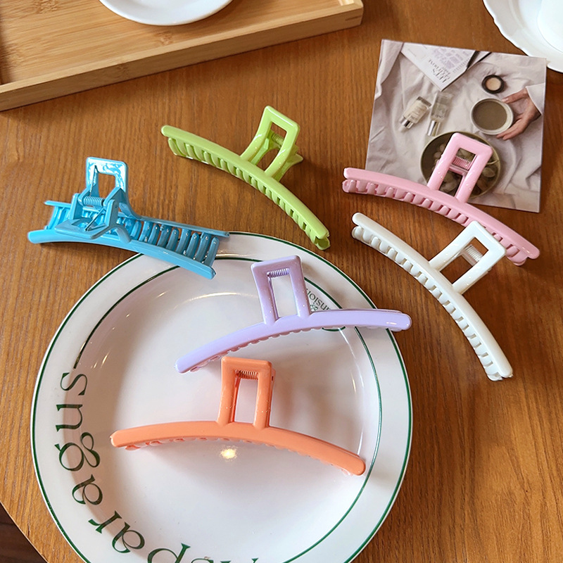 Simple candy-colored hair clips, bb clips, fashionable colorful side bangs clips, seamless broken hair clips, women's side clips, headwear for women details Picture