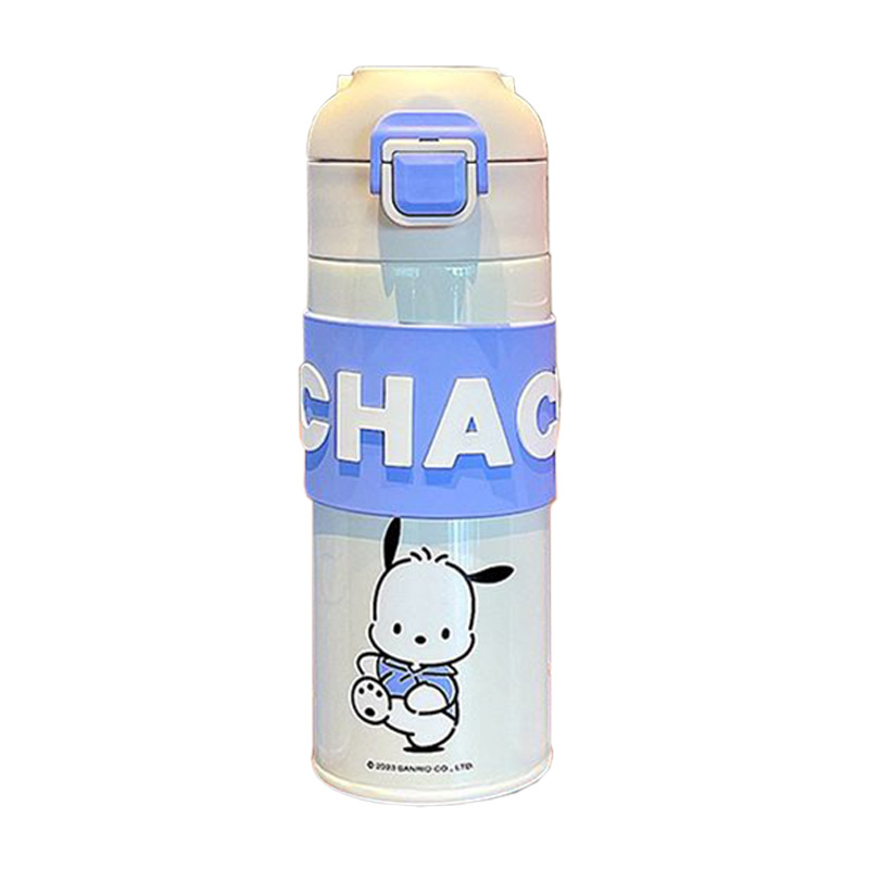 Cute Kuromi insulated cup, genuine Sanrio girls' water cup for direct drinking and tea brewing, stainless steel cup with filter Item Picture
