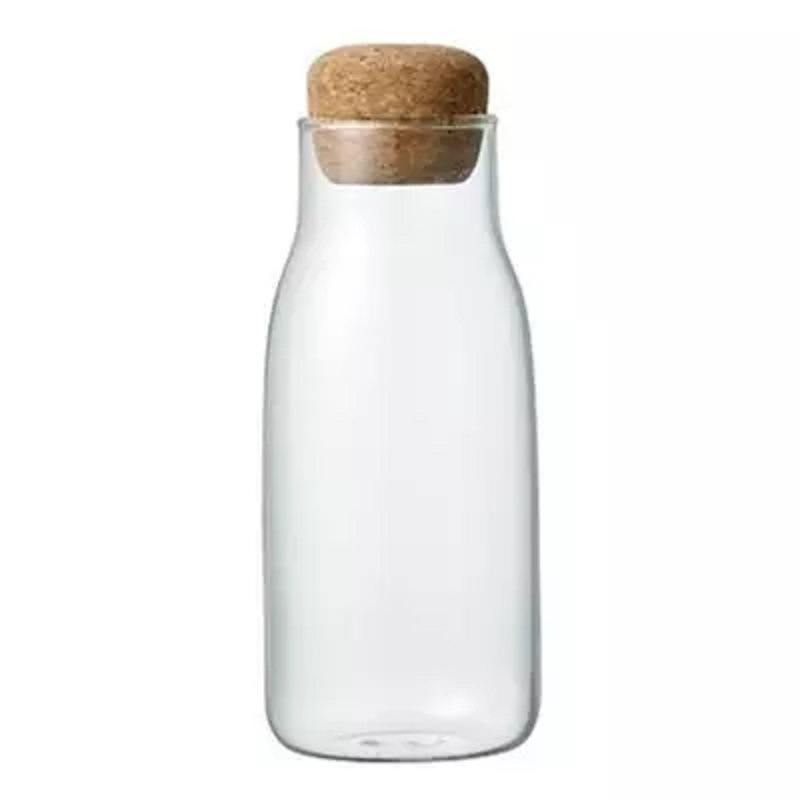 Wholesale tea cans, wooden stopper LIDS, high borosilicate glass transparent sealed cans, coffee kitchen organizing and storage bottles Item Picture