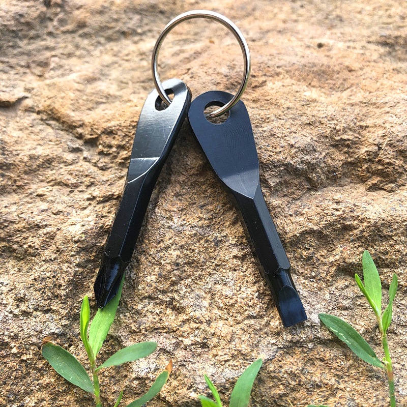 Outdoor EDC portable emergency small tools, key dual-purpose set, screwdriver, cross and straight combination tool undefined