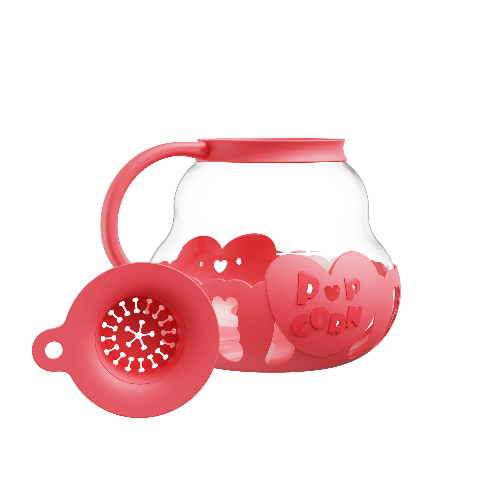 Amazon's best-selling microwave glass popcorn jar 3QT popcorn is homemade from TEMU popcorn pot Application Scenario