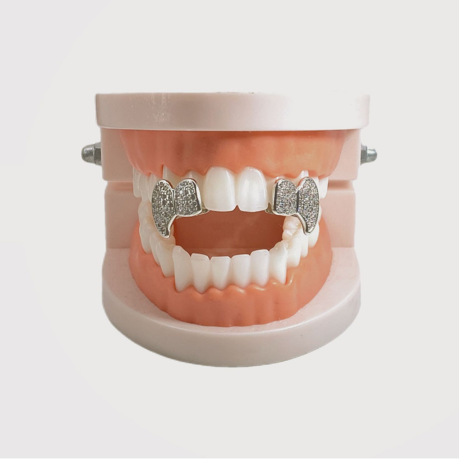 New cross-border zirconia hip-hop teeth jewelry from Europe and America, rapper dentures for Halloween teeth grillz Item Picture
