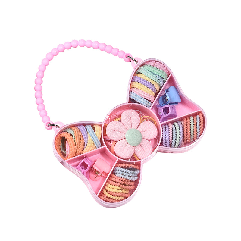 Children's accessories, cream glue diy hair clip set, beaded bracelet gift box, girls' hair accessories, street toys, children's bags Item Picture