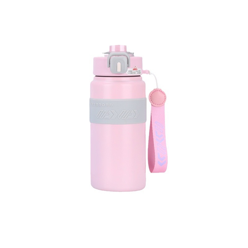 New 316 stainless steel double-drinking insulated cup, large-capacity cold insulation outdoor jumping cup, student portable sports water bottle Item Picture