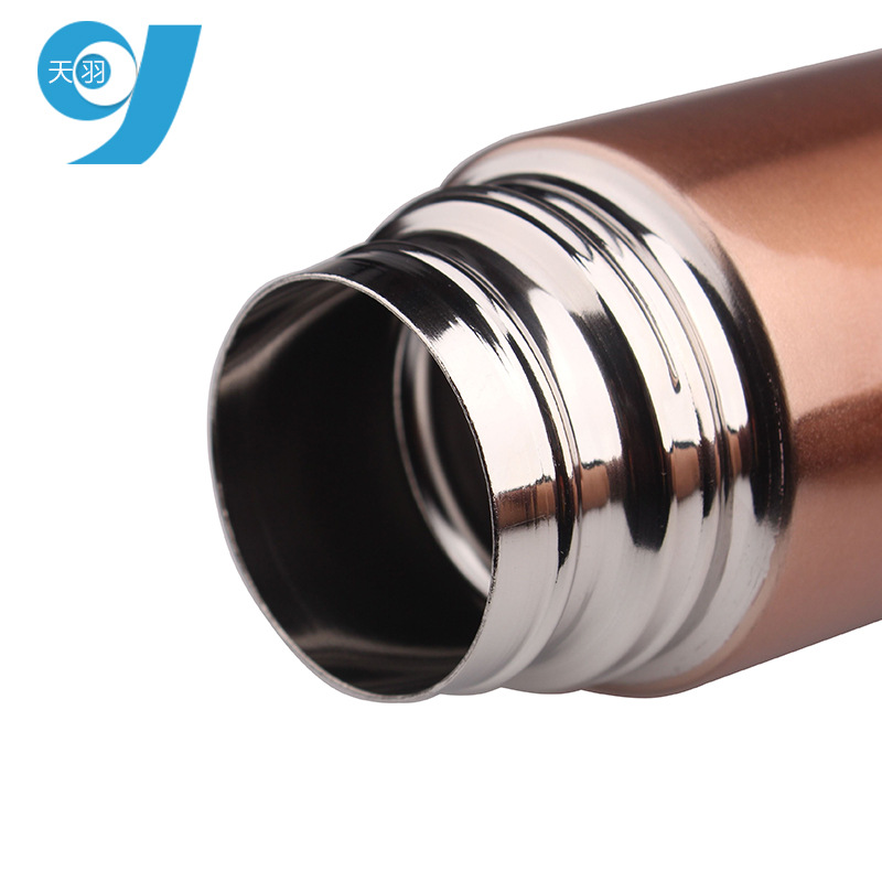 Wholesale of solid-color, simple 304 stainless steel insulated cups, couple car vacuum straight cups, student gift water cups details Picture
