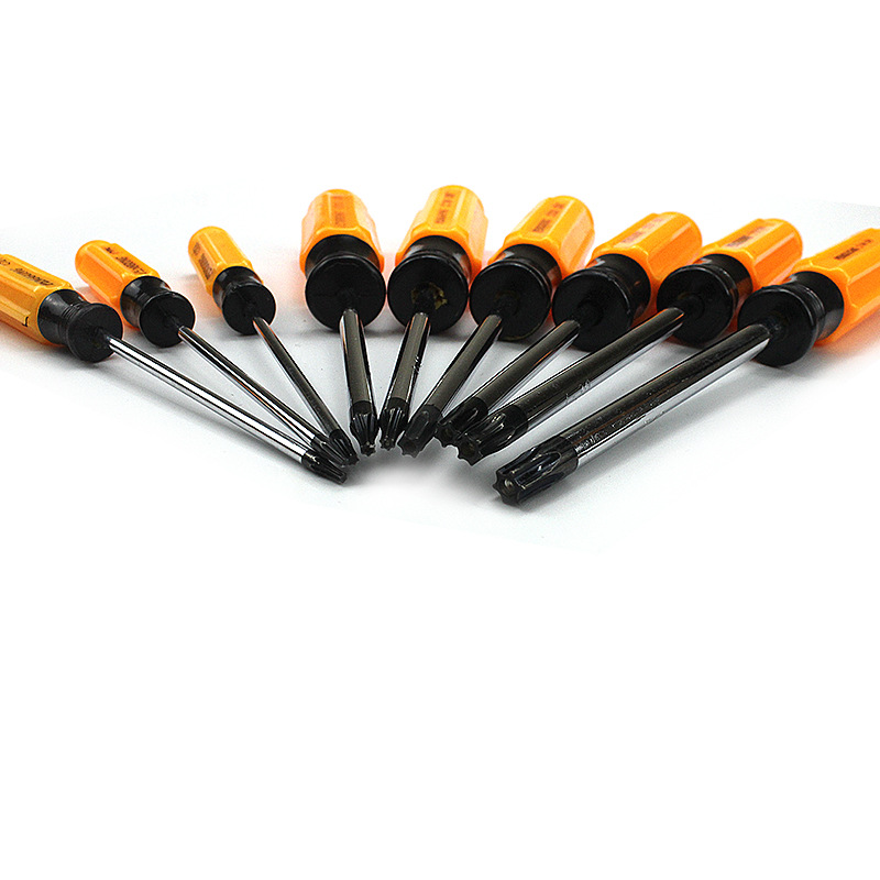 Penggong Plum Blossom Screwdriver Wholesale T8, T10, T20, T25 star-shaped hexagonal center hole screwdriver Strong magnetic Screwdriver manufacturer details Picture