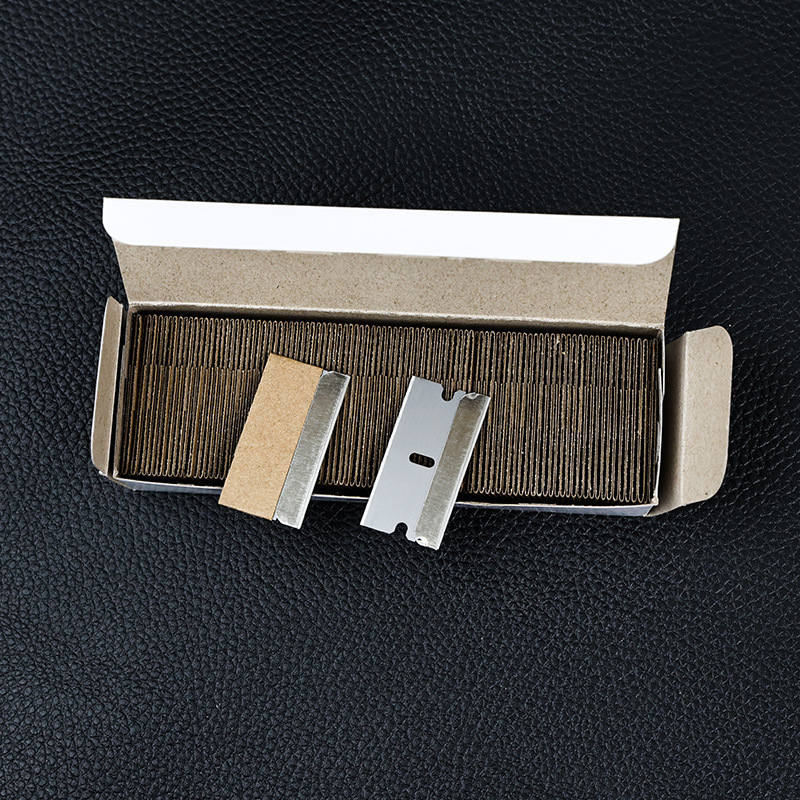 Boxed single-sided security blades for mobile phone film scraping, single-sided blades for car film application, cleaning security blades, and engraving knives undefined