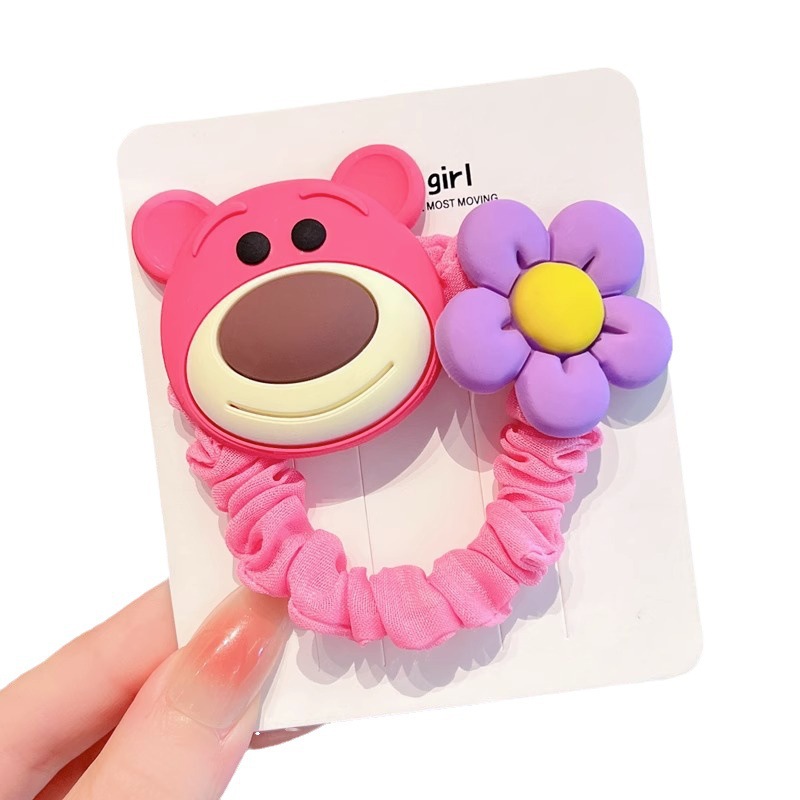 Children's Star Delu hair tie Hair rubber band Cute Girls 2023 New style non-damaging ponytail small Intestine Hair band Item Picture