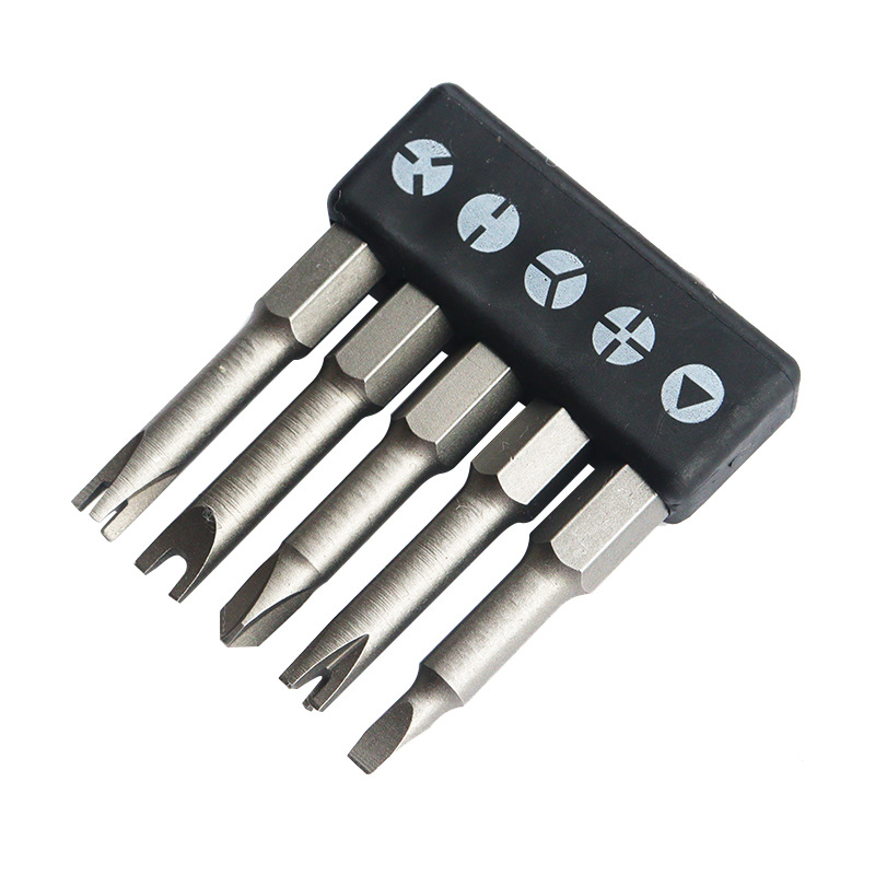 Special-shaped screwdriver head set UY Y-shaped triangular inner cross new three-point household appliance socket screwdriver head and electric drill accessories Item Picture