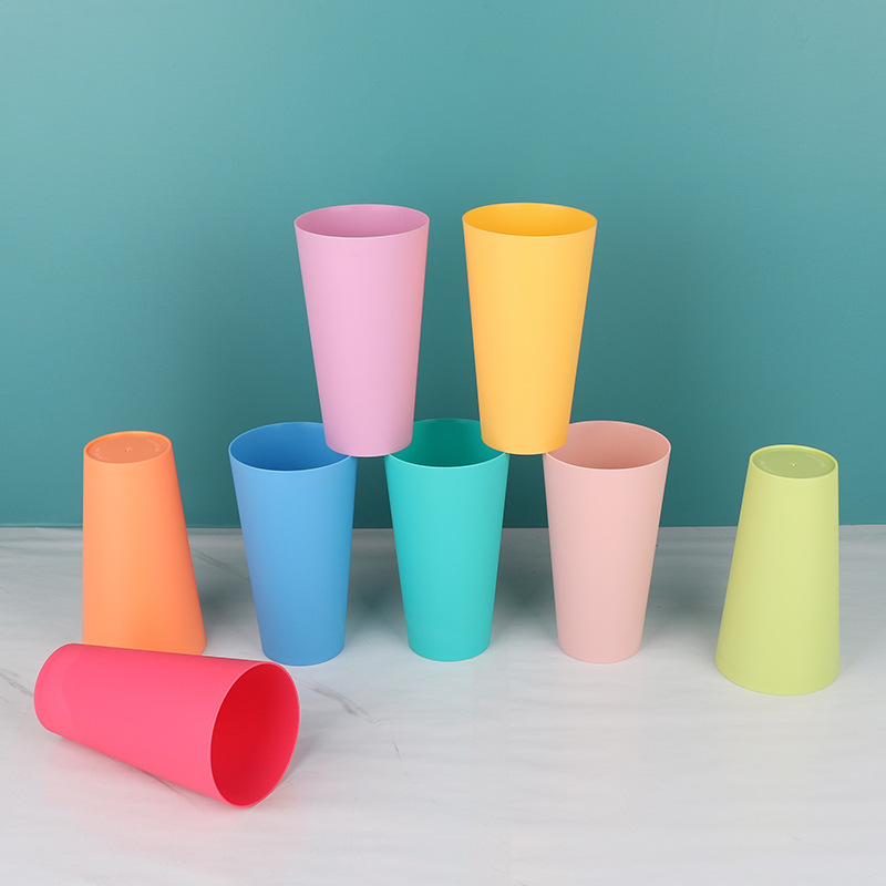 Customized colored water cups, carefully selected drinking water cups, simple toiletry cups for students and white-collar workers, brushing cups, portable and easy to use cups full figure