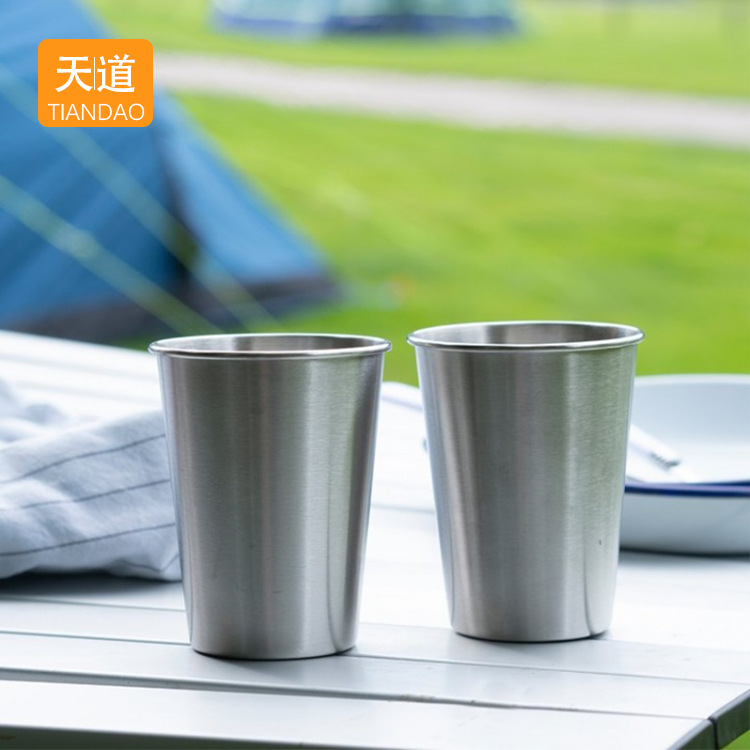 Nordic-style Korean beverage cups, cocktail cups, Korean ins stainless steel cups, chic style simple metal cold water cups Application Scenario
