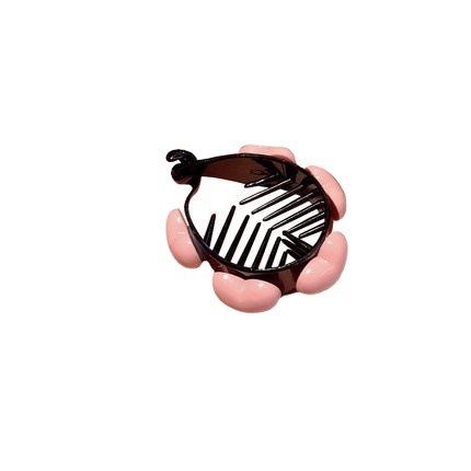 Baby cartoon fruit ponytail clip, cute little girl bun hairstyle, lazy person's magic tool, fixed hair clip Item Picture