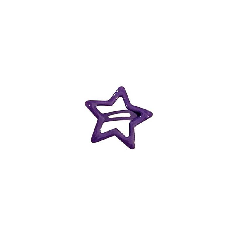 Dopamine hair clips, colorful five-pointed star hair clips, 2023 new Sweet Girl y2k hair accessory, bangs, bb clip headwear Item Picture