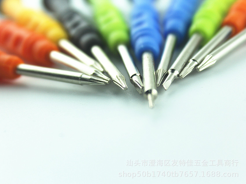Wholesale cross-head/flat-head mini screwdrivers, mobile phone disassembly tools, toy screws, screwdrivers T2 details Picture