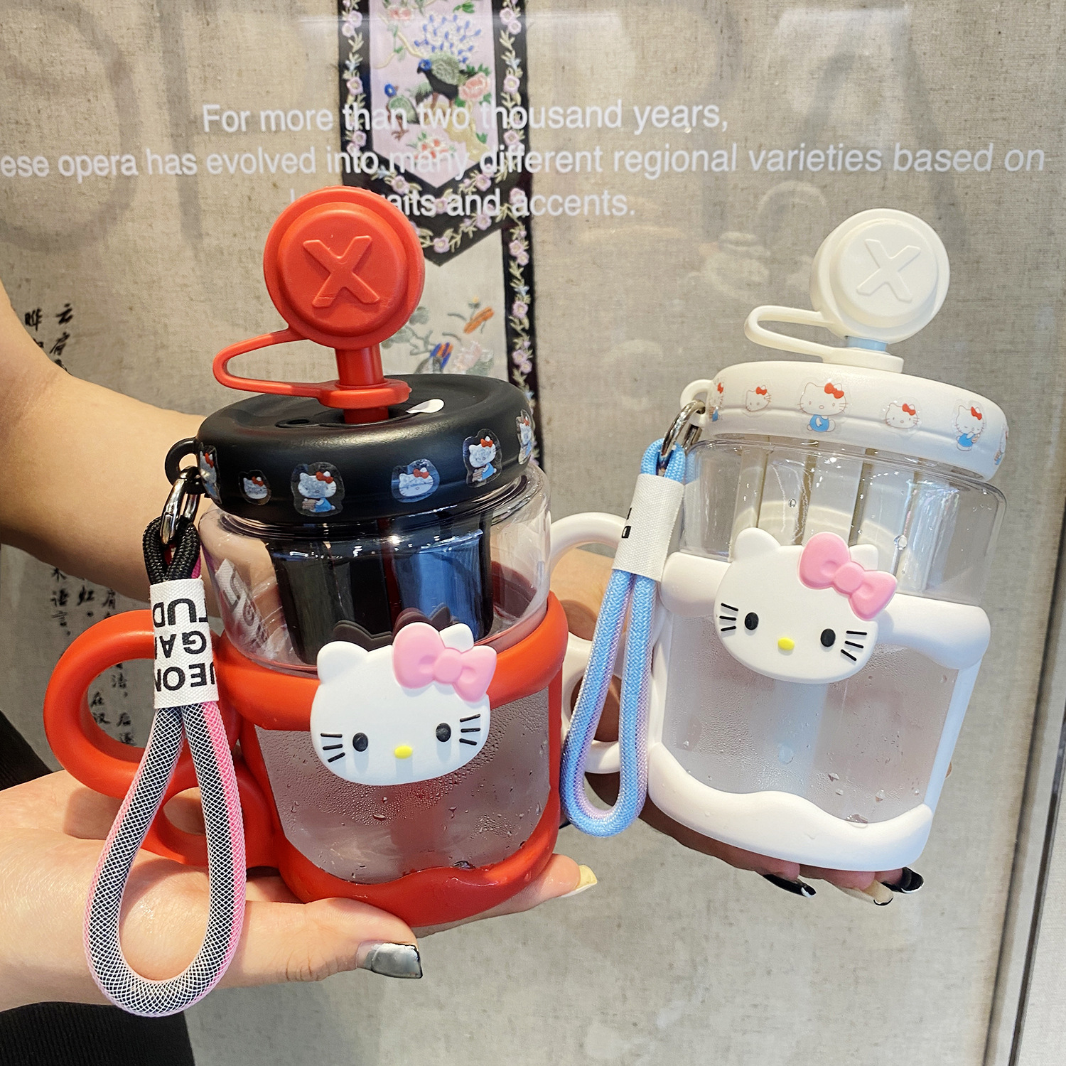 The 2025 new style cup features a high level of cartoon appearance, an ins girl tea-water separation straw, is cute and portable, and is shockproof and adorable Application Scenario