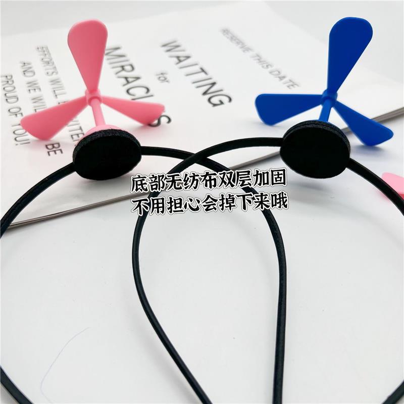 Cute and creative bamboo dragonfly hair bands, windmill hair clips, fun Children's Day gifts, performance props, adult hair accessories Specification drawing