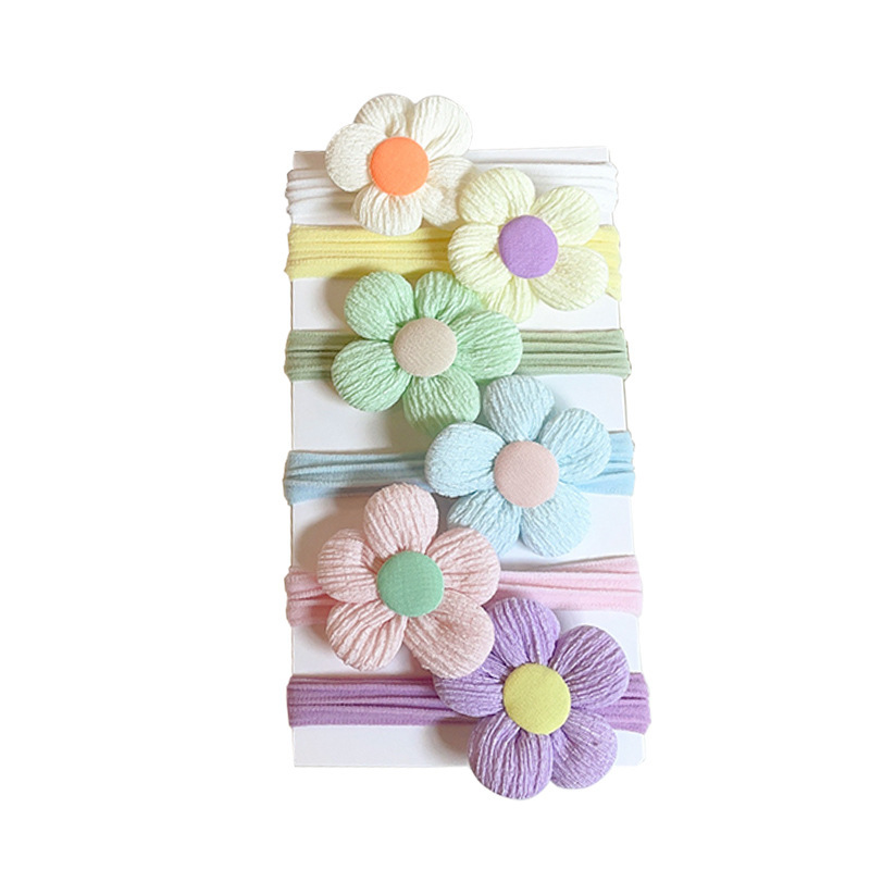 Children's hair ties are cute and won't hurt hair. They have good elasticity. Baby rubber bands, bows, flower towel loops, and little girls' hair bands Item Picture