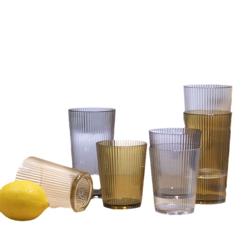 Acrylic cups, PC plastic drinking cups, anti-drop restaurant beverage and juice tea cups, high-temperature resistant beer mugs, commercial Item Picture