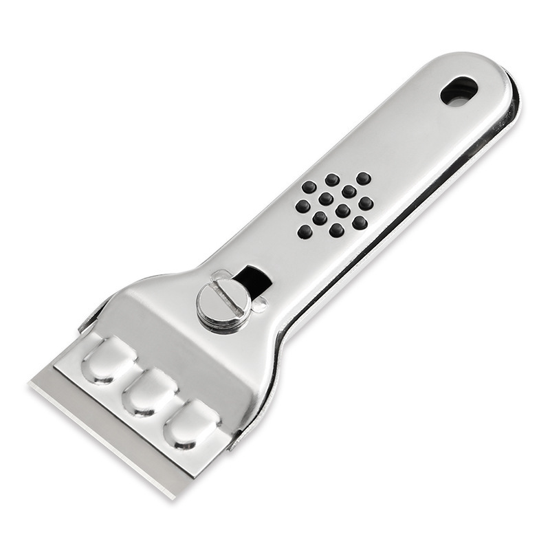 【 Original Manufacturer 】 Multi-functional stainless steel cleaning scraper, kitchen tile stain removal scraper, wall and floor cleaning Item Picture