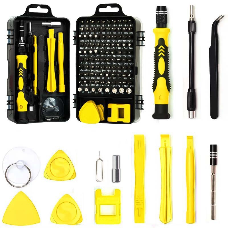 115-in-one cross-border watch, computer and mobile phone disassembly and repair, hardware tools, screwdriver set manufacturer batch undefined