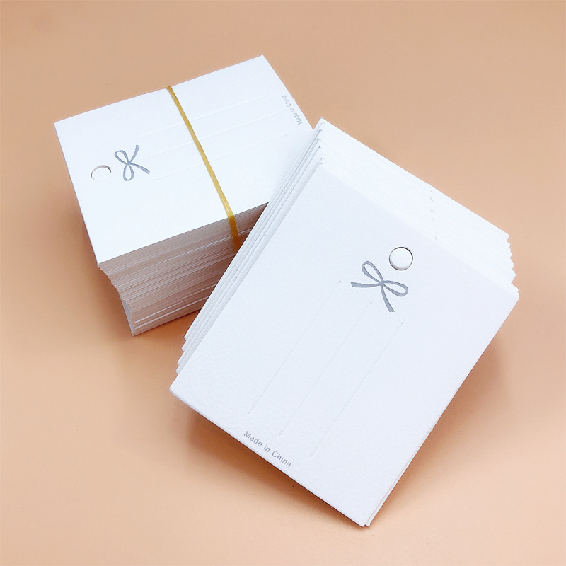 6*7 hair accessory card paper, adult and children's hair accessory paper card, bow hair clip card, accessory packaging bag card paper details Picture