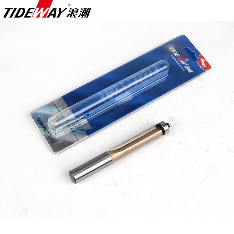 Inspur professional-grade trimming knife with bearing double-edge straight knife woodworking milling cutter, tool trimming machine, tool head engraving machine Specification drawing