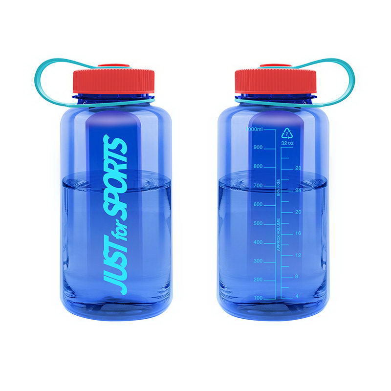 New bicycle outdoor sports portable water cup 32oz space cup solid color 1000mL sports fitness plastic cup details Picture