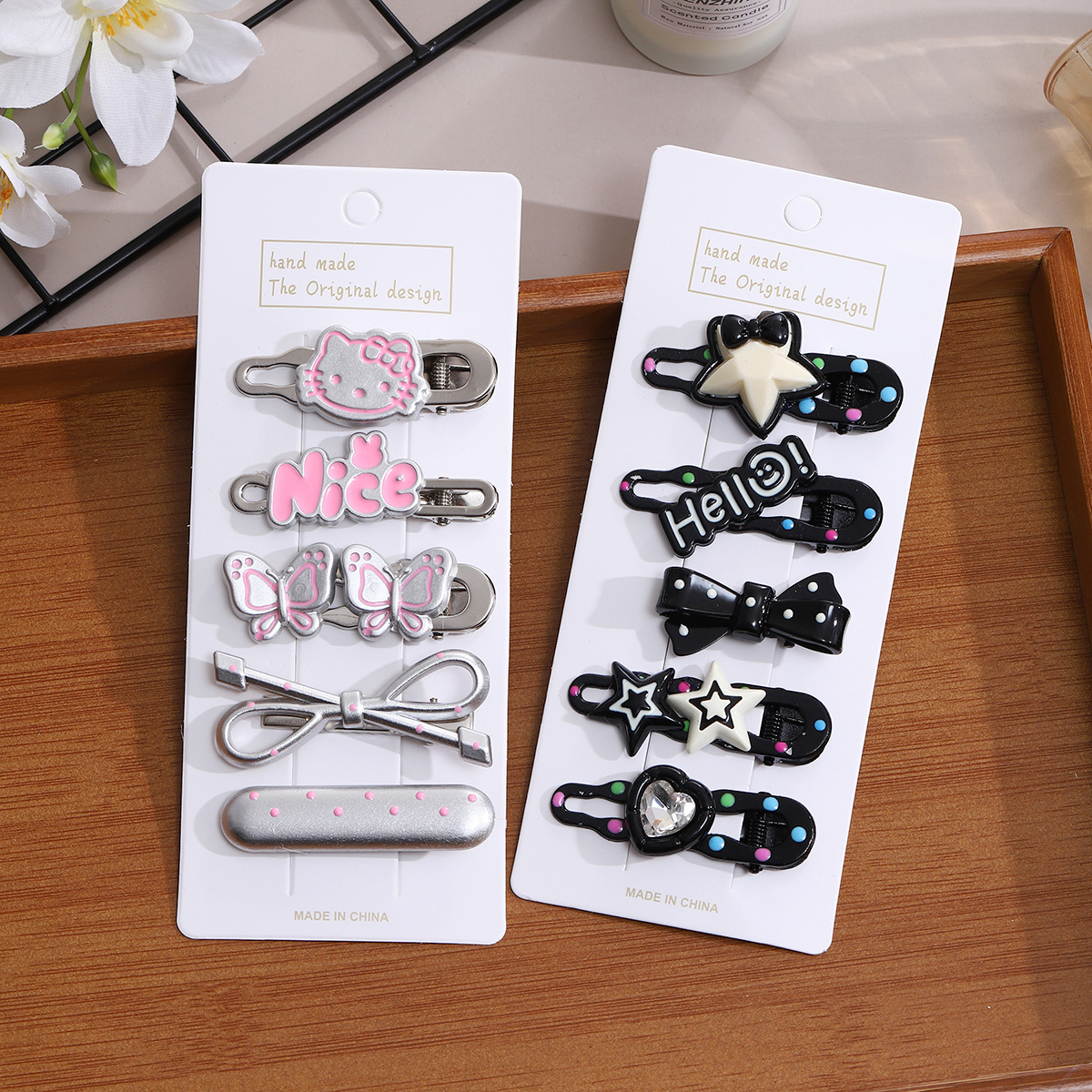 The 2025 new model of hair clips, dopamine children's hair clips, cute polka dot forehead hair clippers, bangs clips and side clips Application Scenario