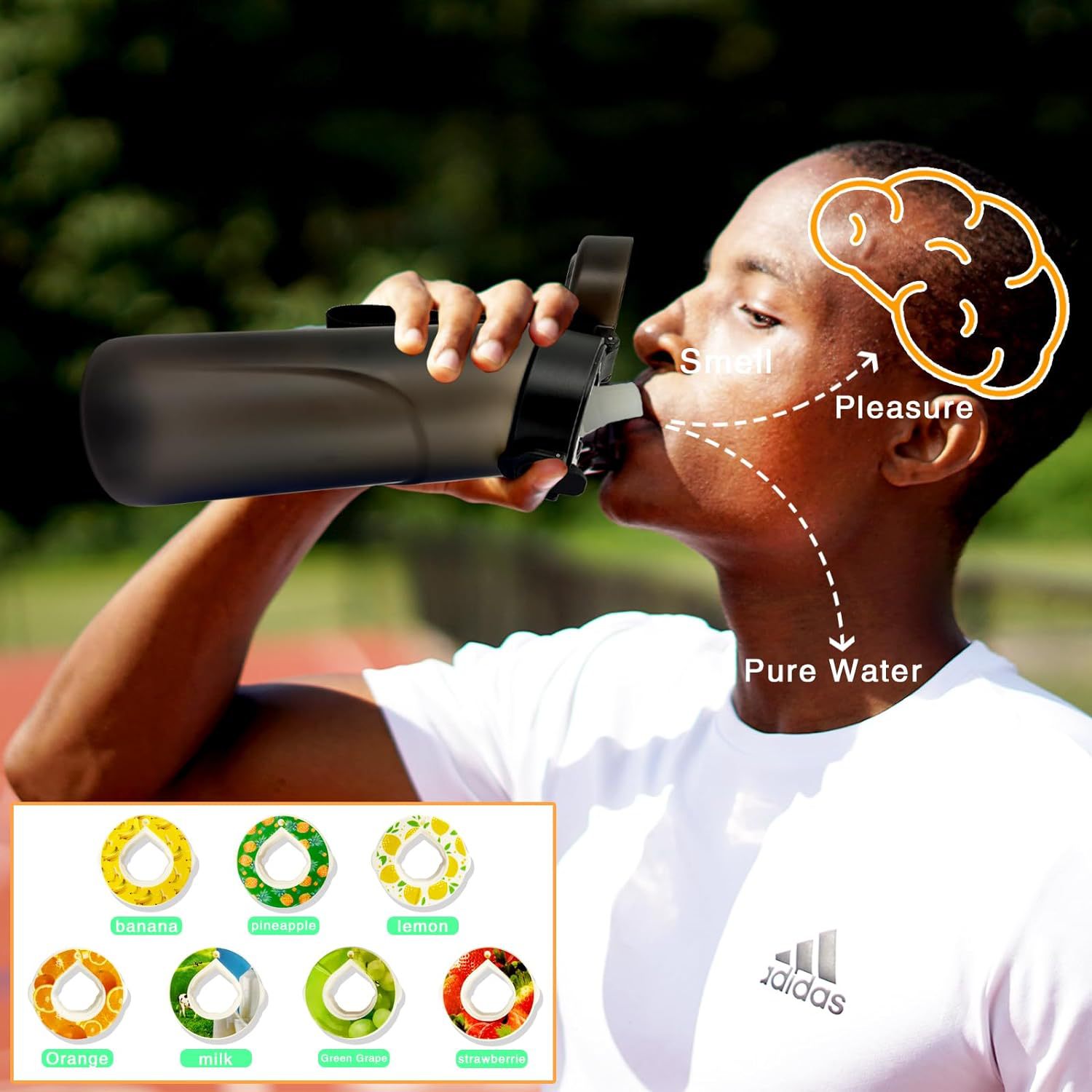 The original manufacturer of the 2025 new playful cup, a gradient water cup with 0 sugar and 0 calories and 7 fragrance rings Application Scenario