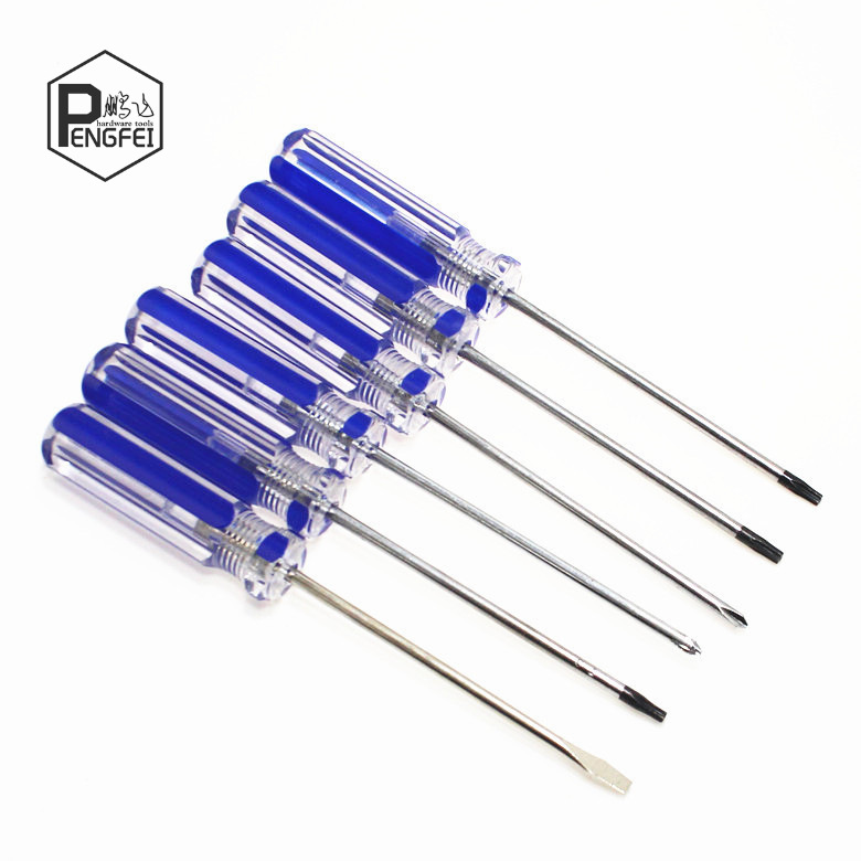 Color-striped handle screwdriver 3.0, cross-shaped one-line plum blossom T8, T9, T10, hole screwdriver, disassembly and maintenance tool full figure
