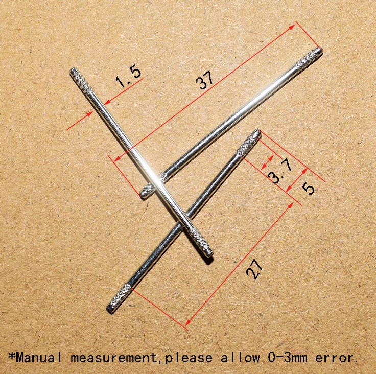 diy four-wheel drive toy parts: electroplated iron axle, 1.5mm gear axle, 10 fixed pins for wheel axles Application Scenario