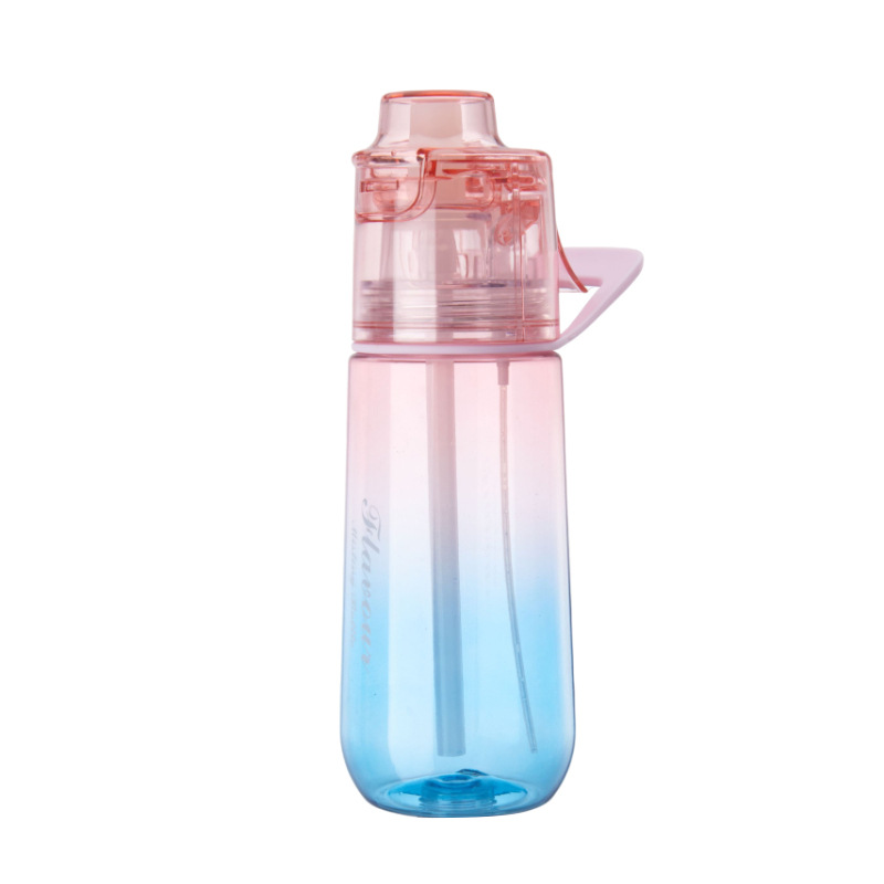 The 2025 new Playful Cup with spray function and fragrance ring is a popular drinking water gadget, a dual-color fragrance spray cup Item Picture