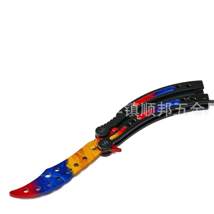 CS GO peripheral games: Butterfly Knife training, non-cutting tool practice, knife folding knife, butterfly training, knife throwing practice Item Picture