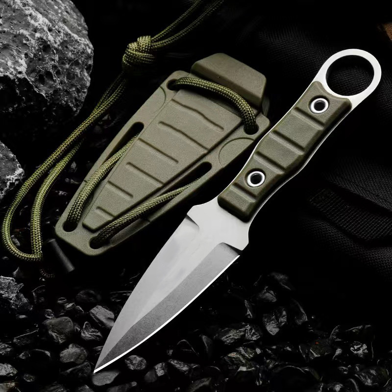 Claw knife, outdoor straight knife, fruit knife, portable high-hardness small knife, portable knife, self-defense all-in-one, cutting fruit knife undefined