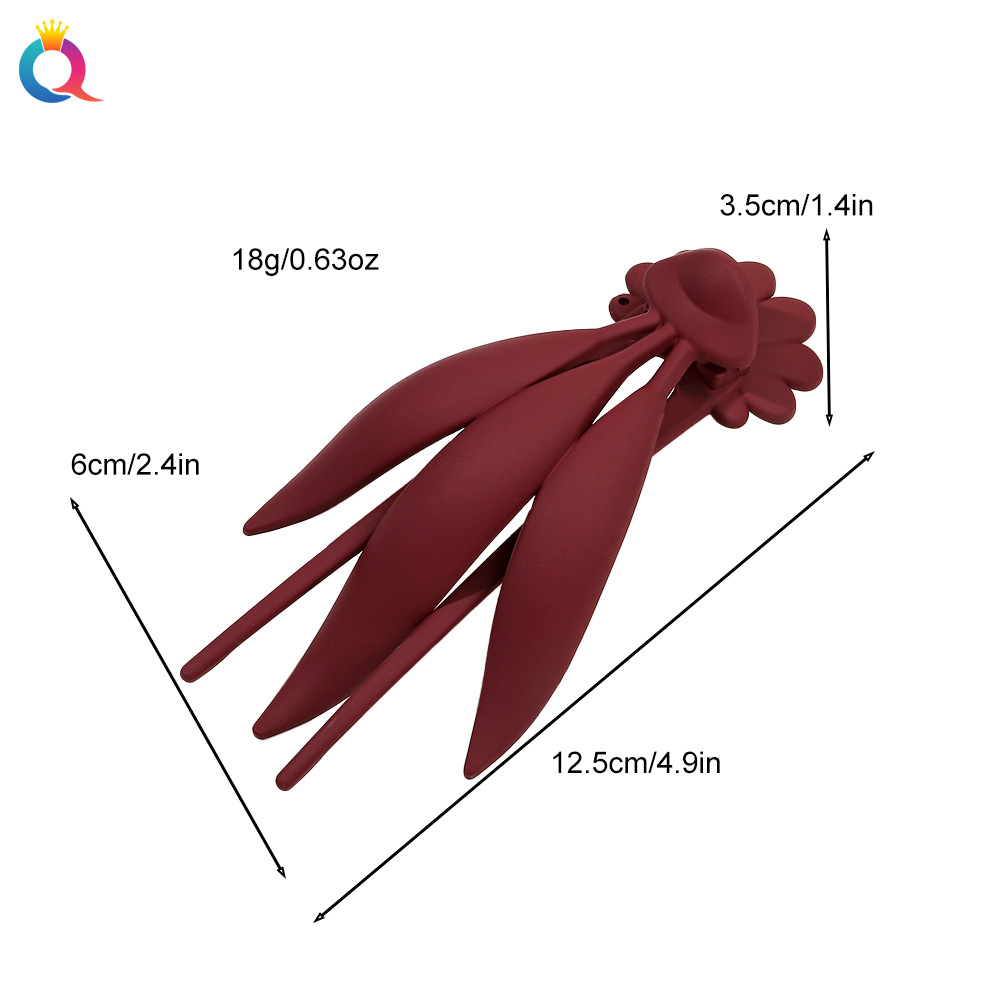 Wholesale of Qiyue Cross-border Fashion large matte hair clips, back head curls, side clips, and high-end duckbill hair accessories Application Scenario