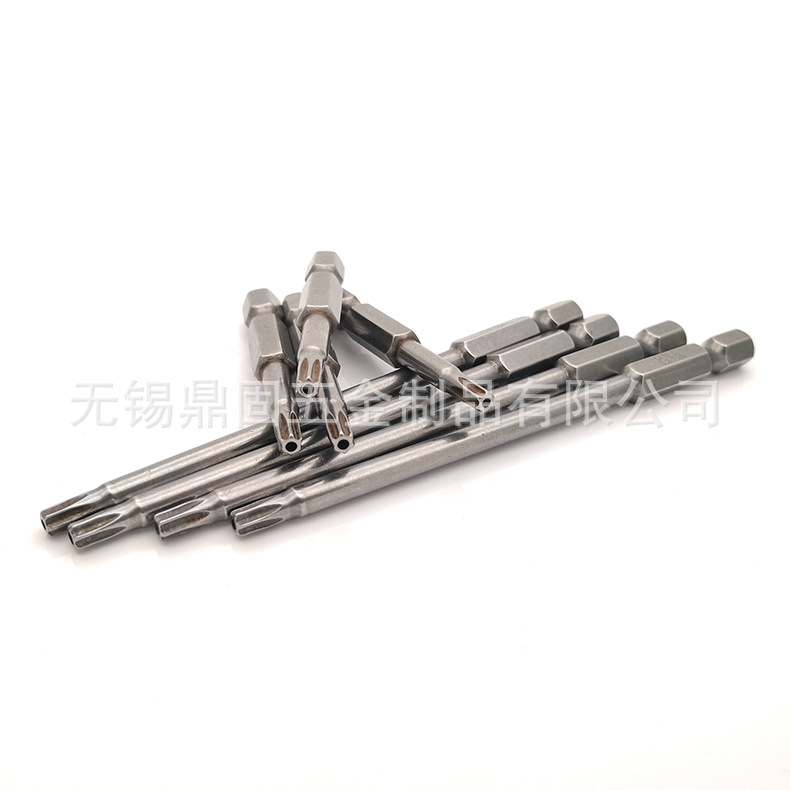 The manufacturer supplies plum blossom perforated screwdrivers, plum blossom hexagon socket type screwdrivers, T-shaped six-star perforated screwdrivers, German S2 steel Application Scenario