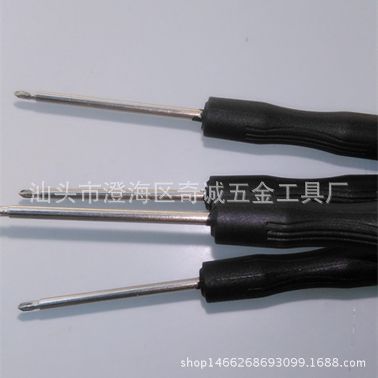 Factory direct sales of plum blossom hexagonal manual screwdrivers, small screwdrivers T3, T4, T5, T6, one-cross 1.5, five-star 0.8 Specification drawing
