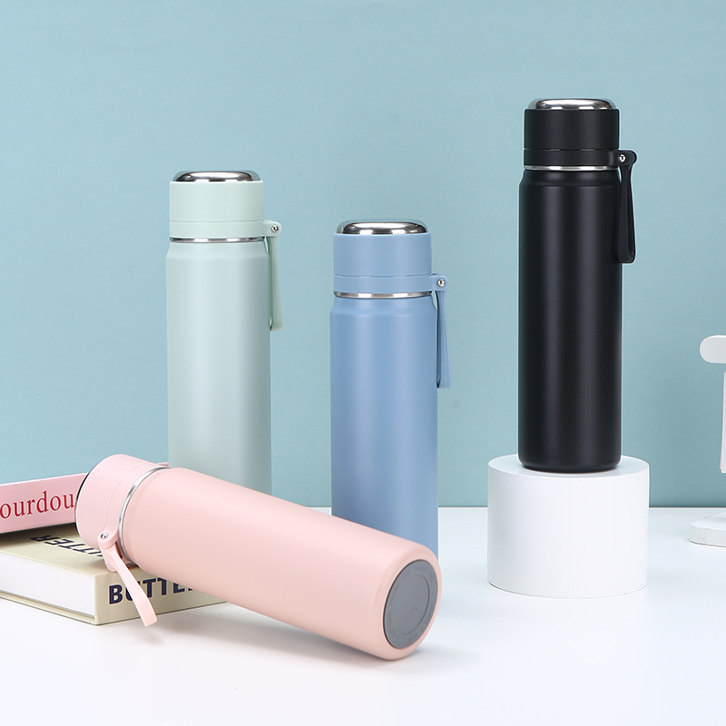 Customized 2023 new high-appearance-level insulated cup, 316 stainless steel water cup, student cup handle, gift water cup Specification drawing