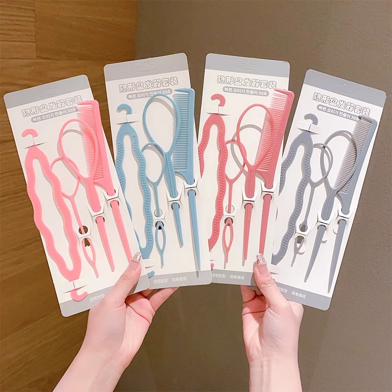Children's braiding tools, hair styling magic tools, hair-pulling needles, children's hair tying, lazy person's hair remover, braids for children details Picture