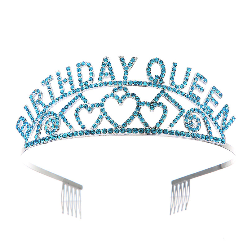 Korean style fashionable crystal crown bride wedding practical exquisite water diamond hair accessory, personalized and versatile alloy jewelry wholesale Item Picture