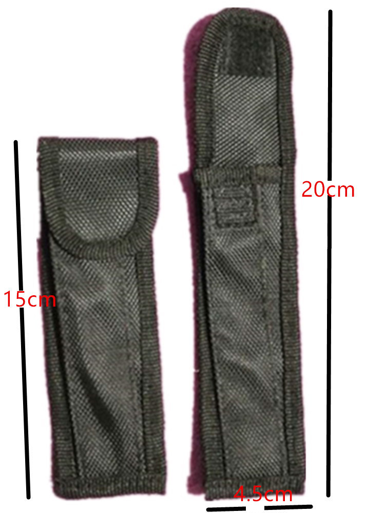 Wholesale black 11-kai and 17-kai Oxford cloth bags with a swing knife Specification drawing