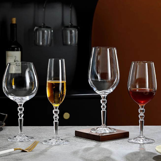 ins tall crystal glass, sparkling wine glass, sweet wine glass, Champagne glass, flute glass, wedding wine glass, a sense of luxury Application Scenario