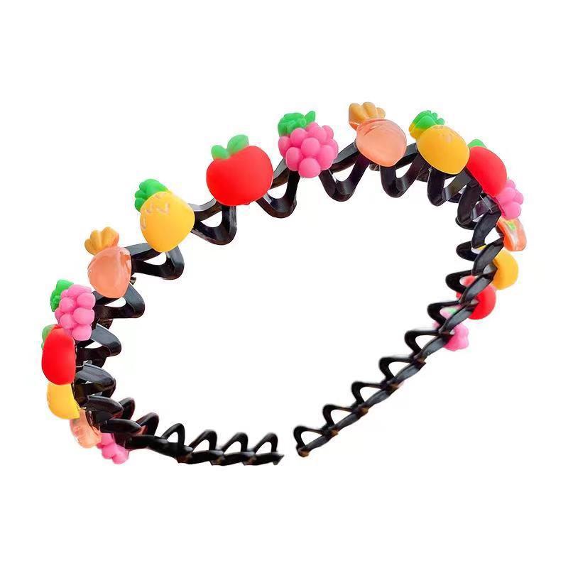 Children's popular hairband, a perfect tool for organizing broken hair, headband with teeth, anti-slip headwear, hair clips for girls and babies, hair accessories, headwear Item Picture
