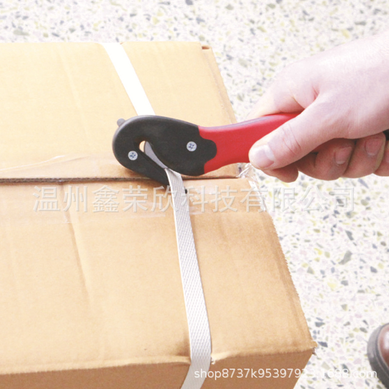 Double-headed pointed-nose curved hook cutting knife, film cutting knife, box opening knife, box opening machine, unsealing knife, unsealing machine, rope cutting knife Specification drawing