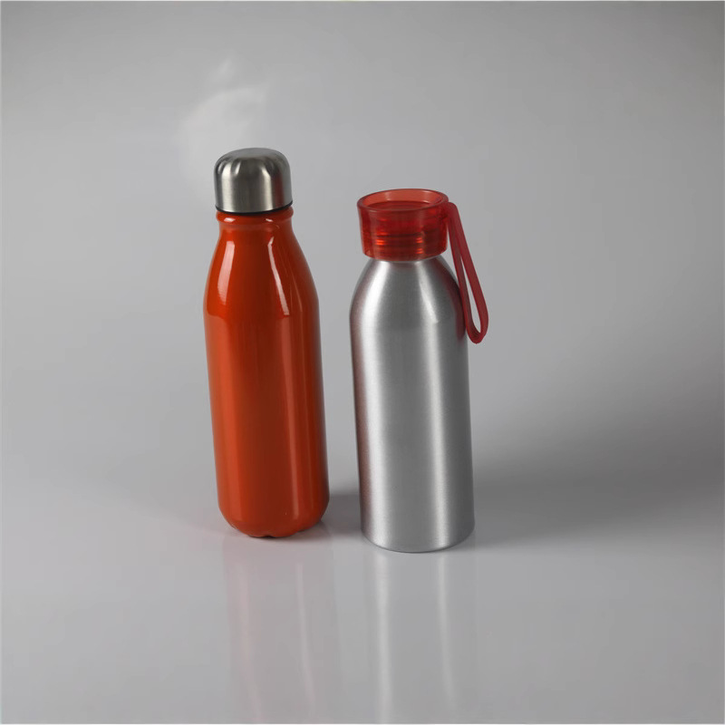 Cross-border exclusive aluminum cola bottles, sports water bottles, single-layer outdoor portable custom water cups, bowling Amazon cups details Picture