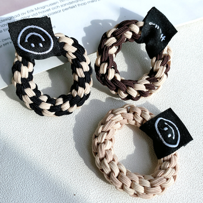 New high-elasticity hair tie, hair band, bun hairstyle, rubber band, multi-strand thickened, fashionable and simple hair tie, hair accessory and headwear full figure