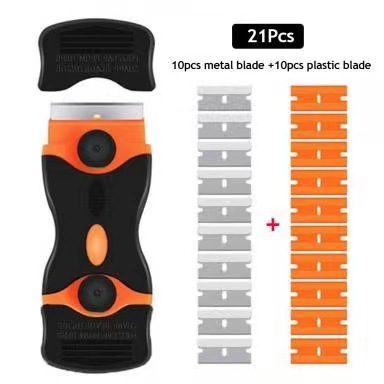 Multi-functional scraper, double-head scraper, extended scraper, glue remover, car film application tool, cleaning scraper undefined