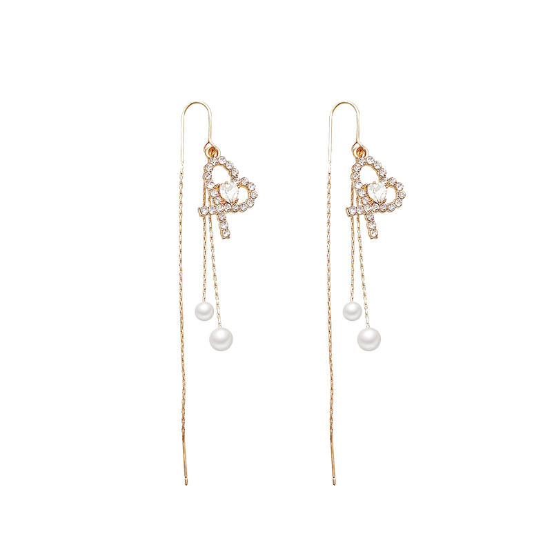 S925 Silver Needle fashionable and high-end earrings, women's light luxury and versatile style, Zircon stud earrings, personalized and popular online celebrity earrings Item Picture