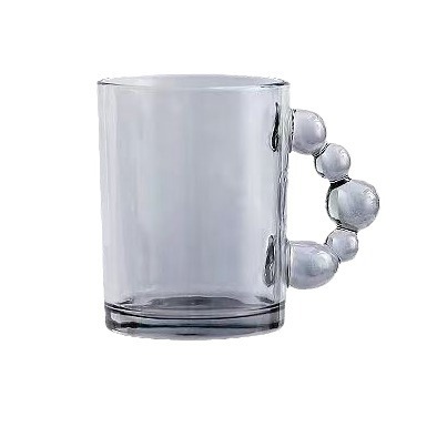 Internet-famous Instagram-style bubble handle cup, summer girls' water cup, household glass cup, opening gift mug Item Picture